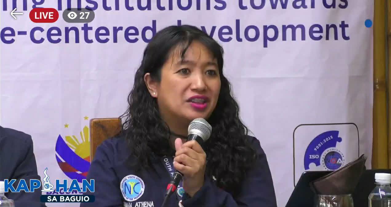 Youth as Nation’s Active Partners. Dr. Sheridan Athena Gajete, Northern Luzon Head of the National Youth Commission, emphasizes that young people are active implementers of change today, not just beneficiaries of future opportunities, during the World Population Day observance in Baguio City.