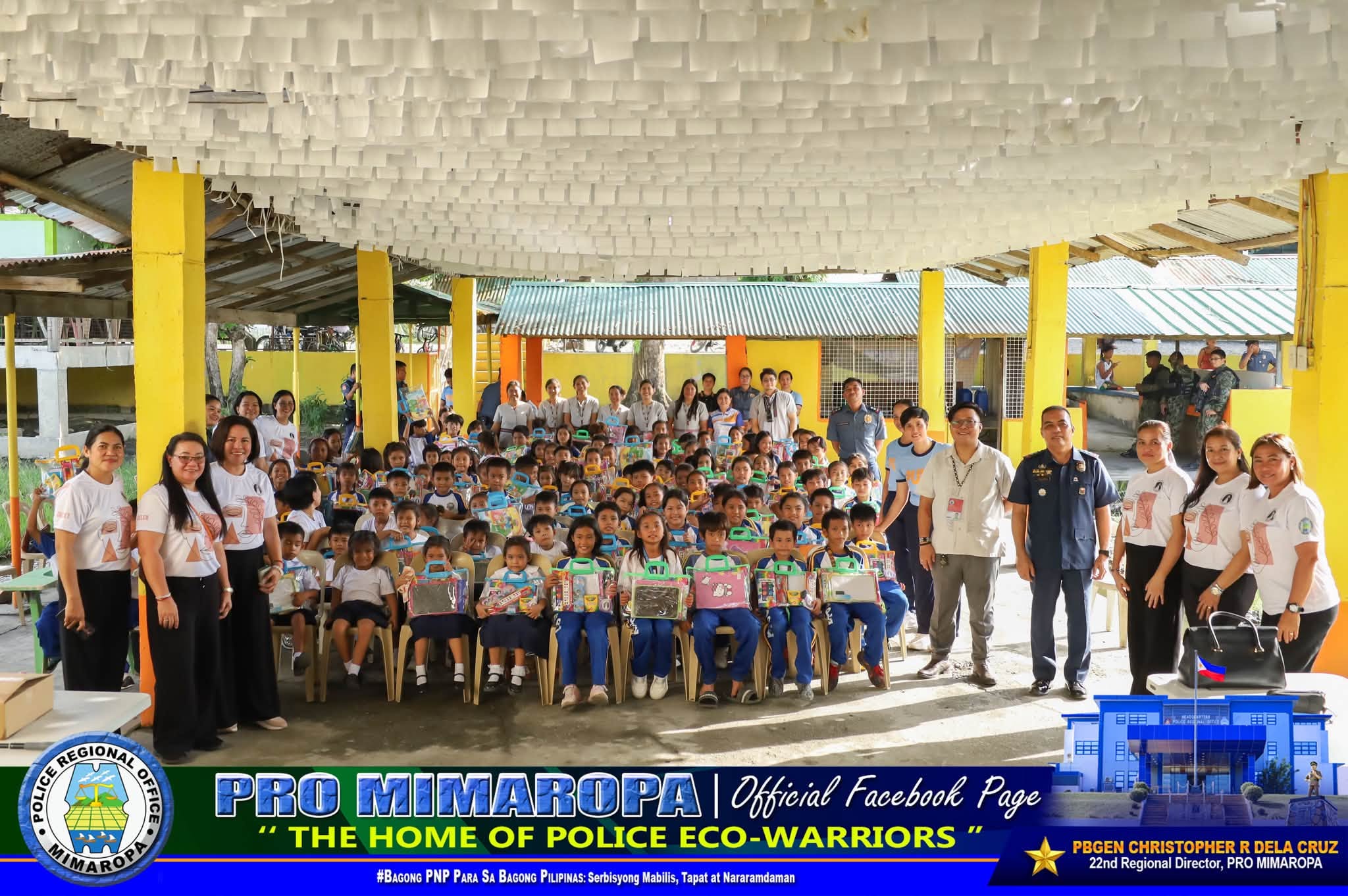 Calapan City pupils learn to stand vs bullying, receive school supplies