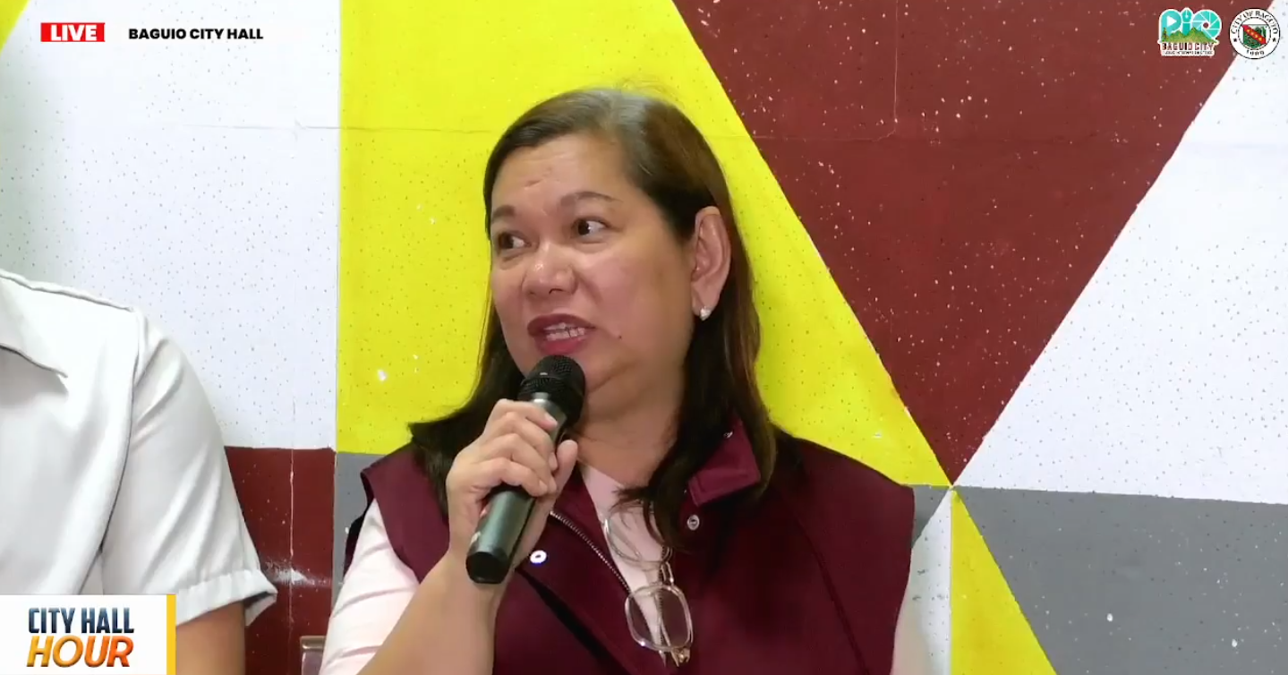 Maria Guadalupe Della, Baguio City General Services Office Assistant Head, discusses the BIDA Barangay Program and the circular economy initiative, which empowers communities to manage waste, generate income, and comply with the Extended Producer Responsibility policy.