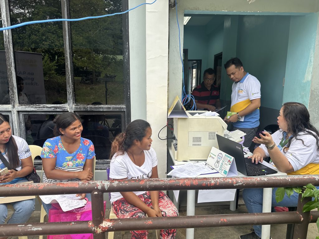 PhilHealth and Yakap mobile registration at the Info Caravan