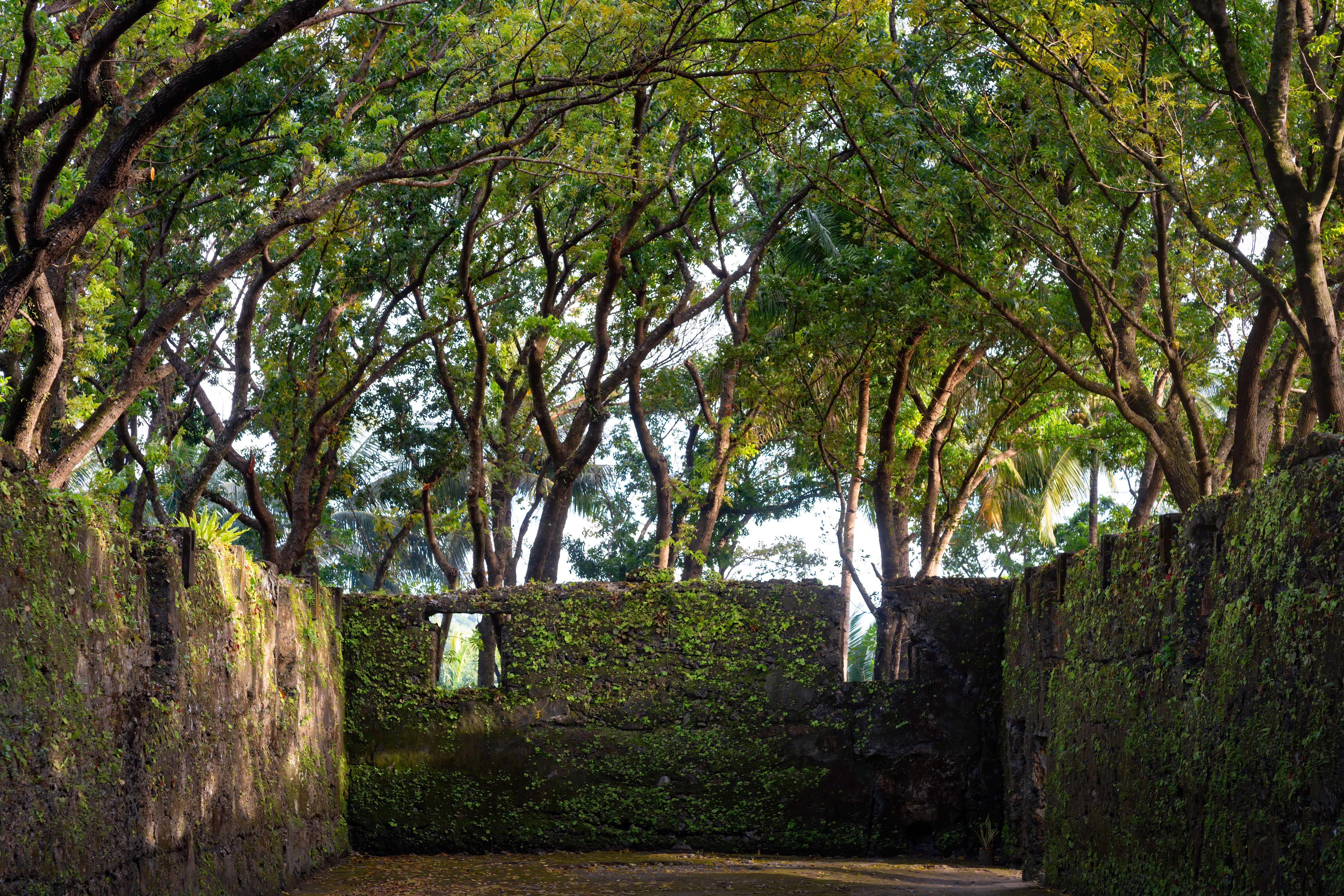 Ruins of an old Spanish Church in Camiguin Island, Philippines