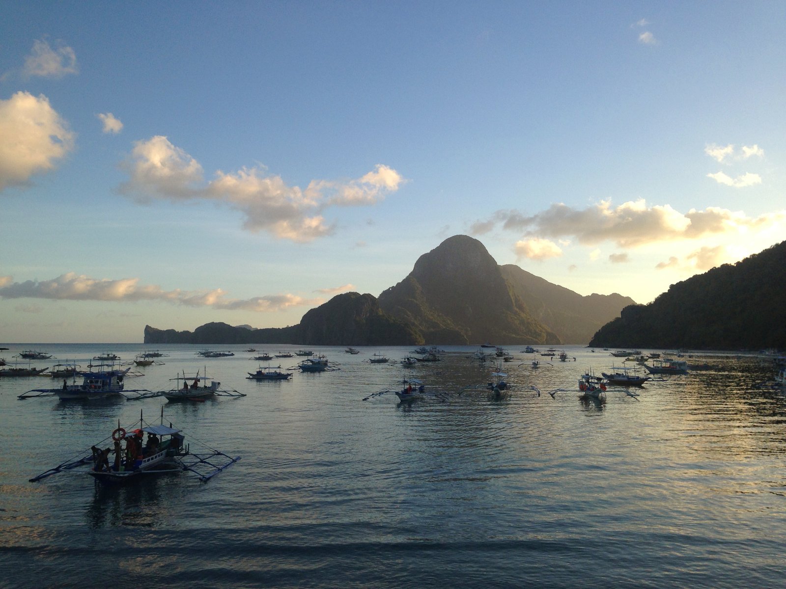 Beautiful tropical seacape. El Nido, Palawan island, Philippines