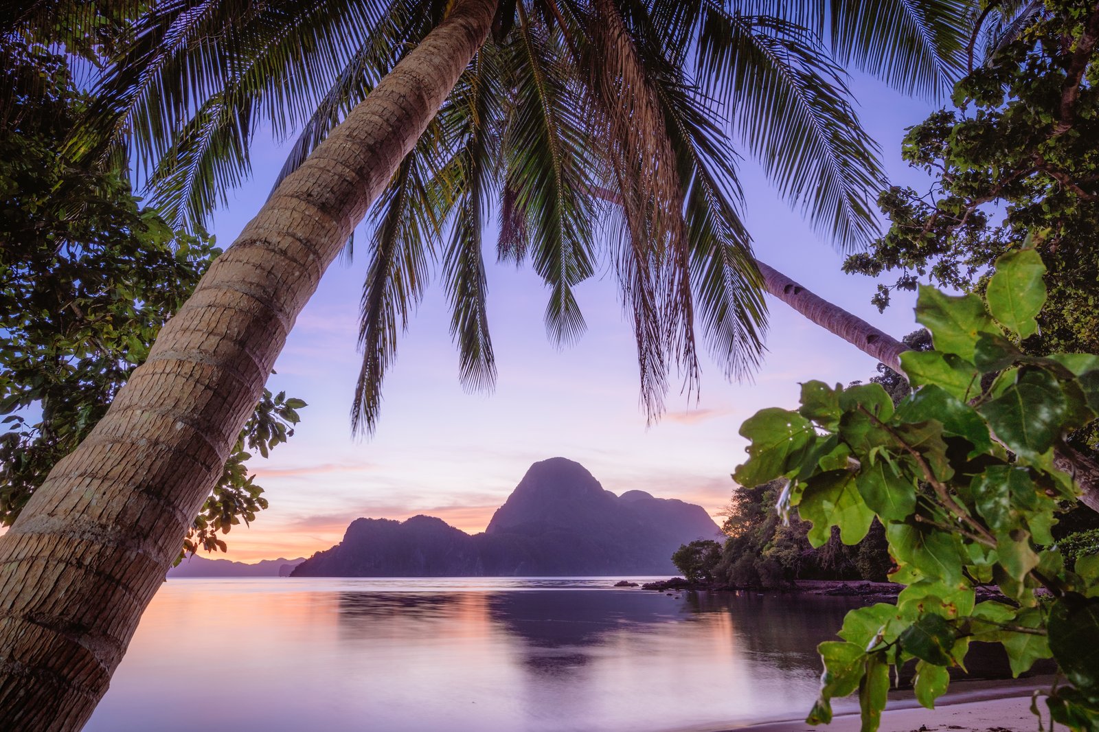 Sunset over Cadlao Island El Nido Palawan Philippines