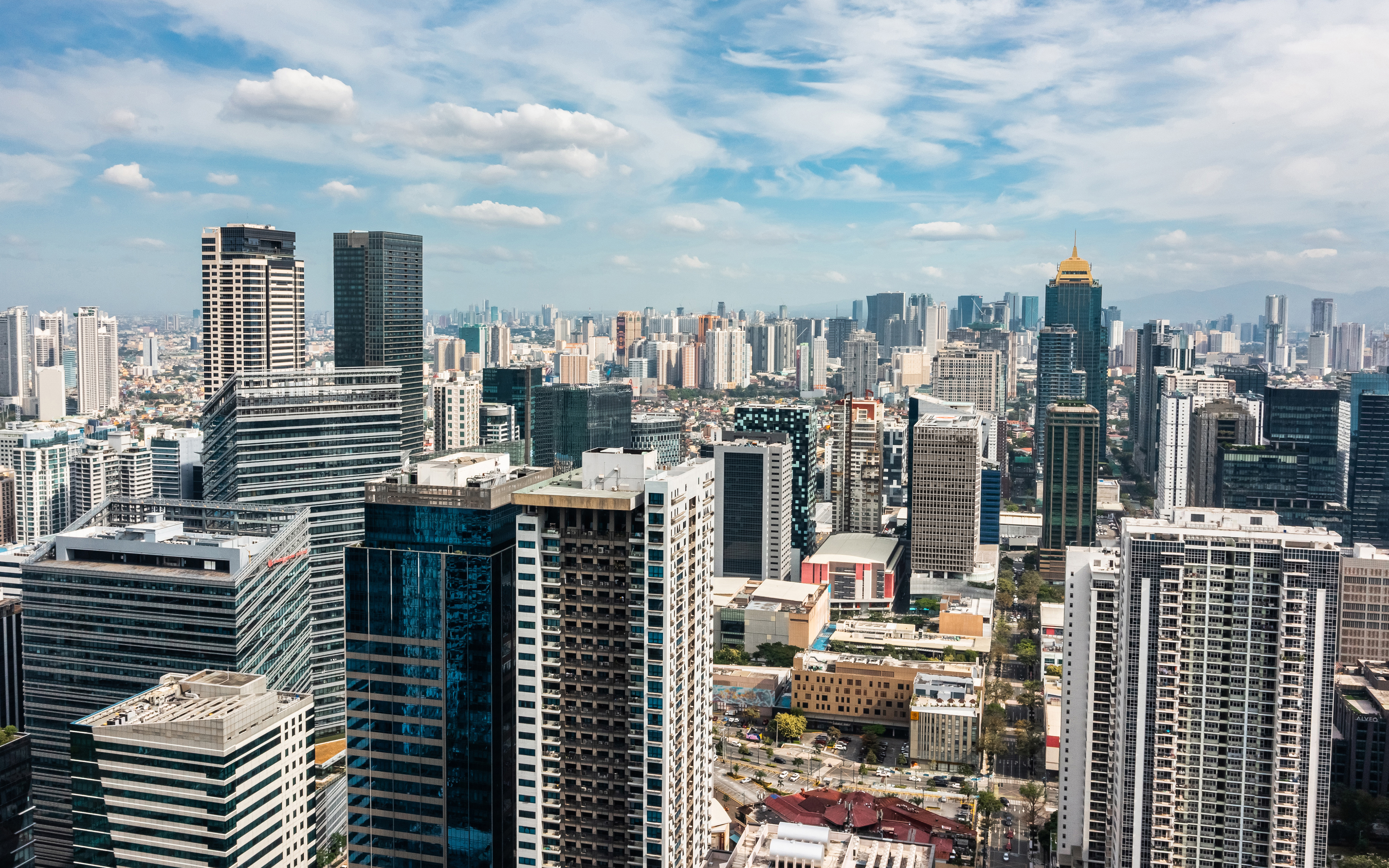 Aerial view of Bonifacio Global City