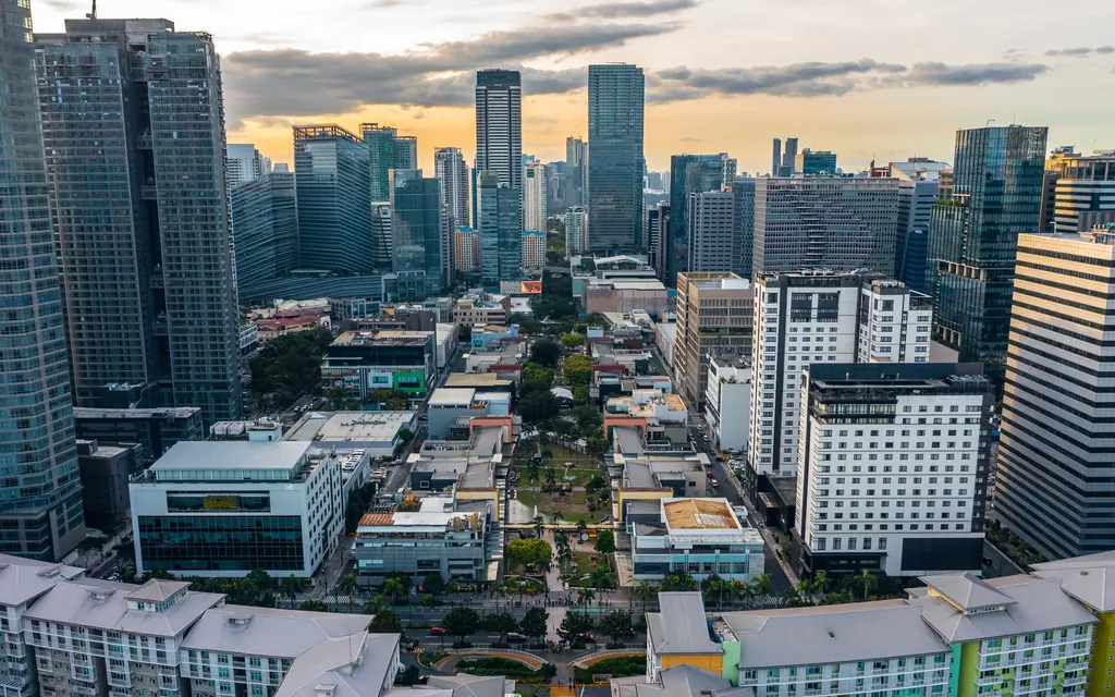 Aerial view of Bonifacio Global City
