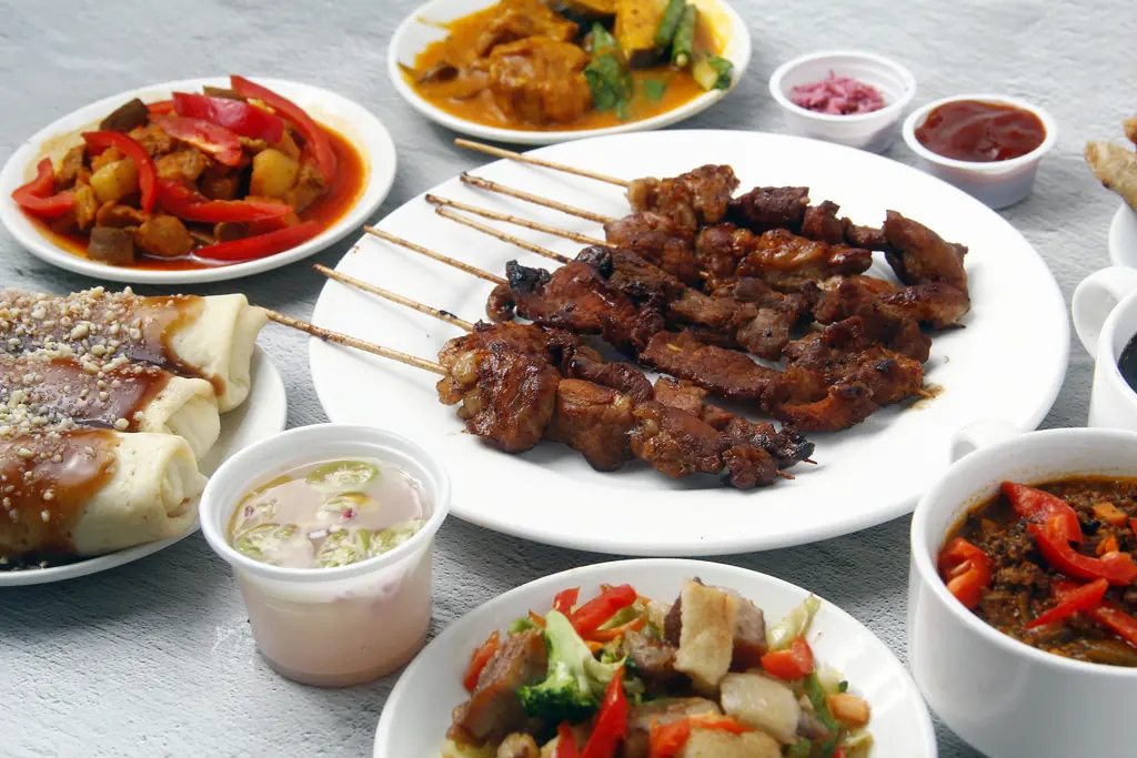 Assortment of Filipino Dishes Ready to Be Served