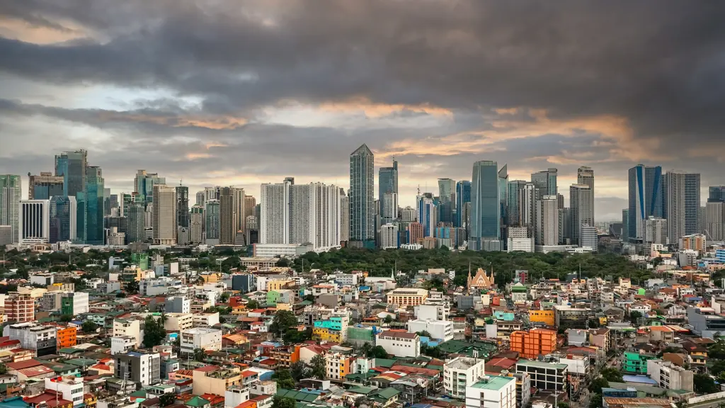 Aerial view of Makati