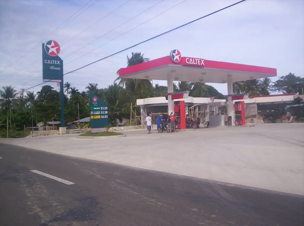 Argao Caltex gasoline station