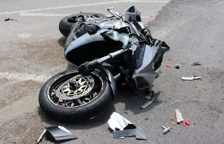 Motorradunfall symbolbild