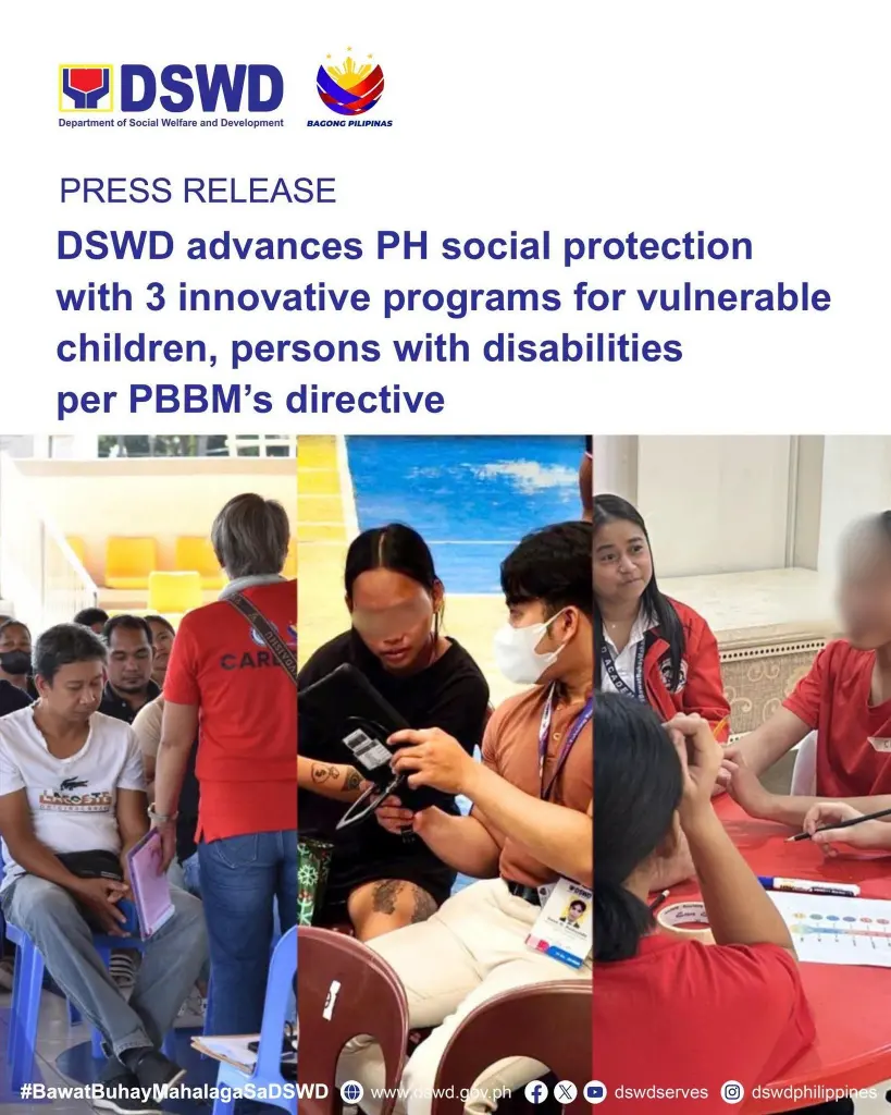 DSWD advances PH social protection with 3 innovative programs