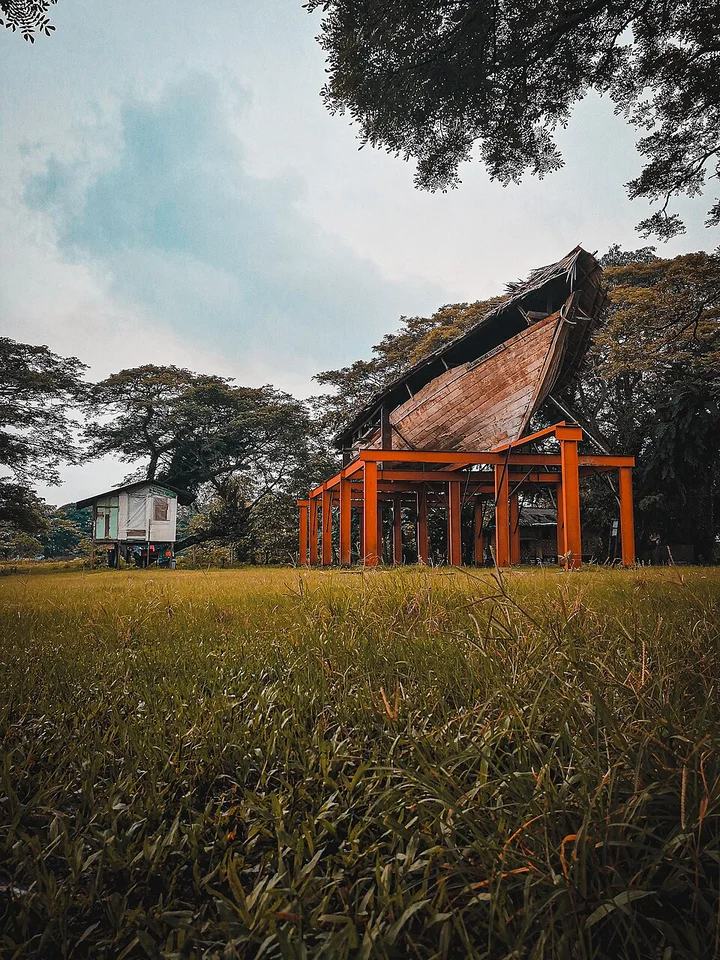 Nachbau eines Balangay-Bootes in Butuan